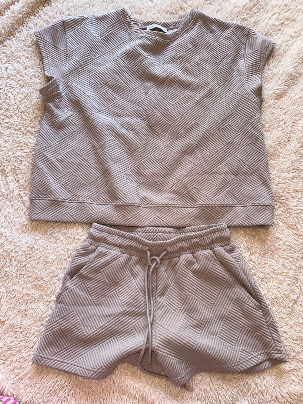 Light gray matching set